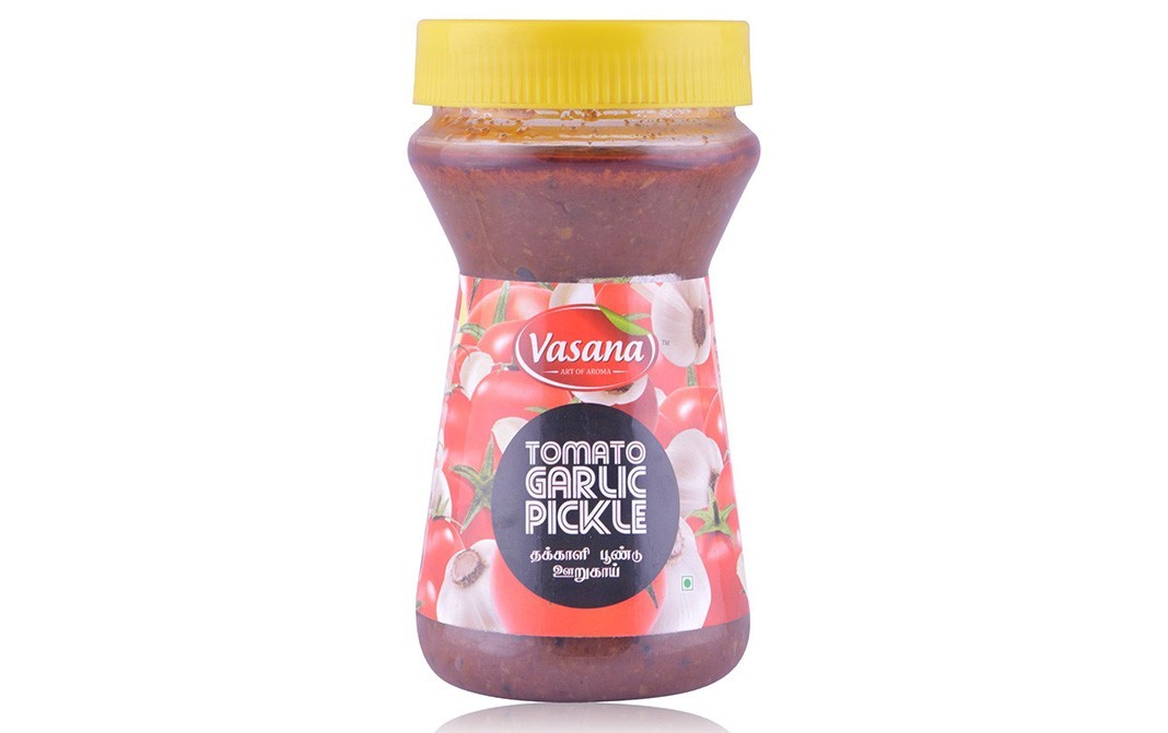 Vasana Tomata Garlic Pickle    Plastic Jar  1000 grams
